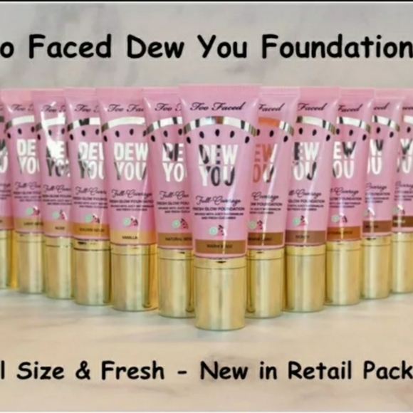 Too Faced Dew You Liquid Foundation NIB - Picture 1 of 8